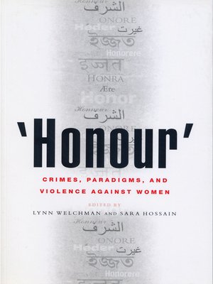 cover image of 'Honour'